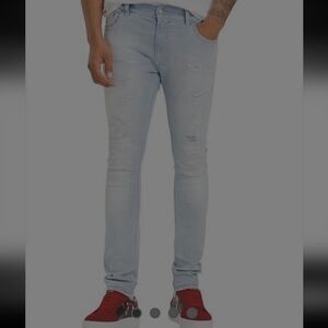 Tommy Hilfiger Lewis Hamilton distressed jeans 32 x 26 slim